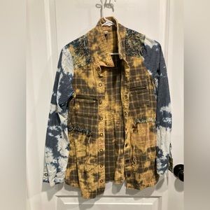 Funky pattern button down